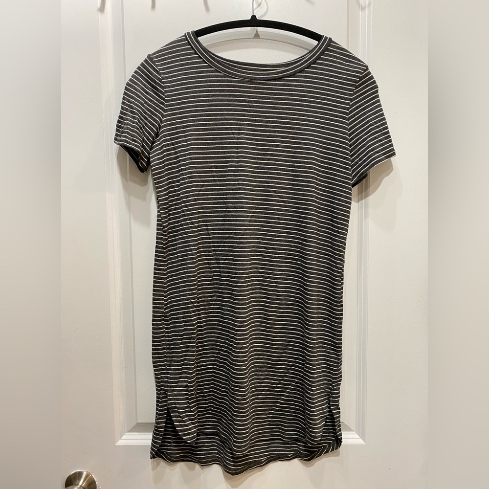 Striped bodycon dress